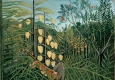 盧梭 名畫《熱帶森林》高清大圖下載