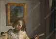 維米爾 油畫《玩吉他的少女》高清大圖41下載
